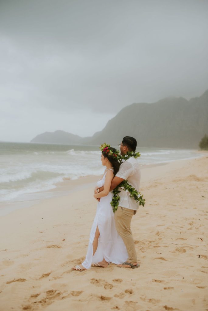 Couples at the beach