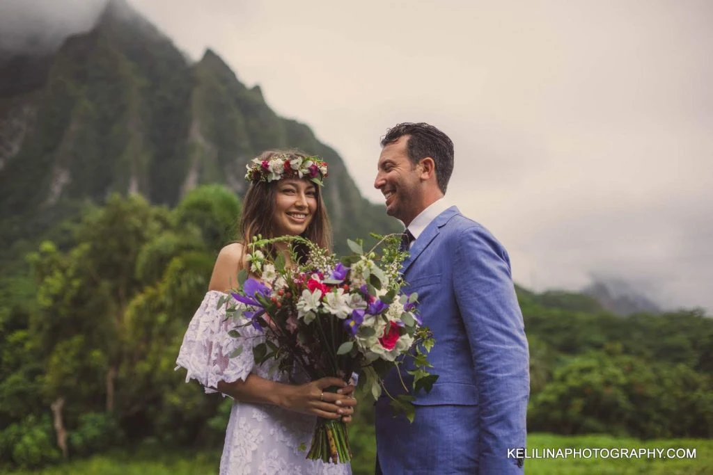 Outdoor elopement