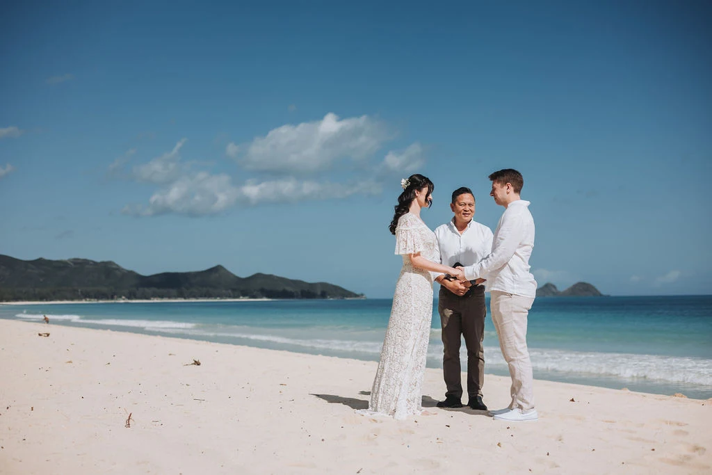 Hawaii marriage ceremony