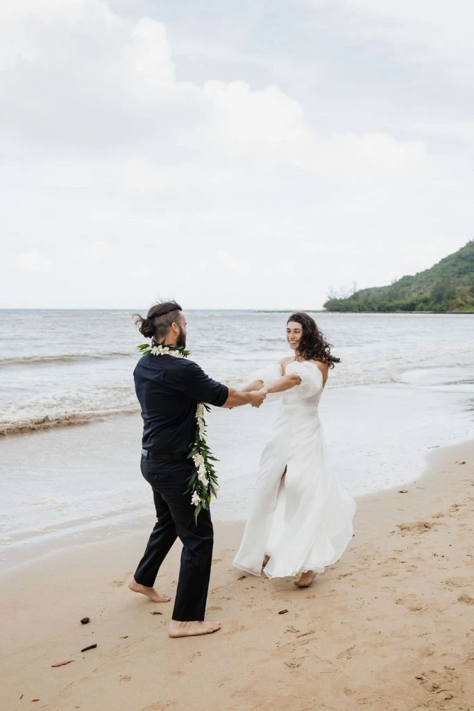Elopement at beach
