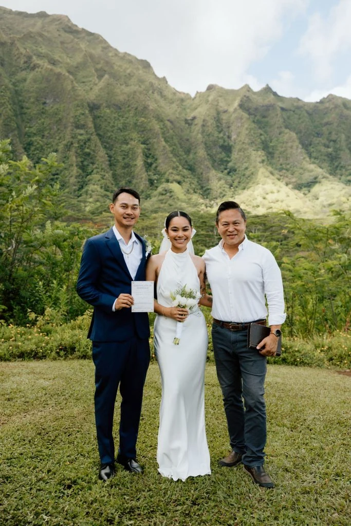 Hawaii wedding certificate