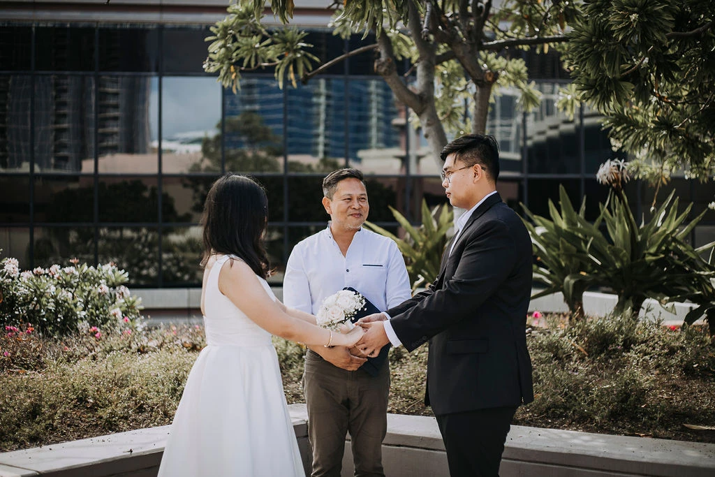 Hawaii marriage ceremony