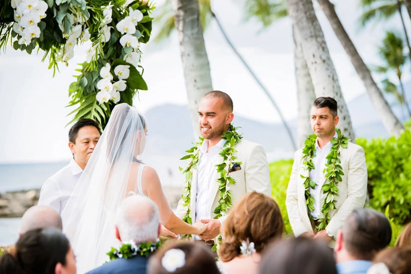Destination Wedding at Lanikuhonua Hawaii