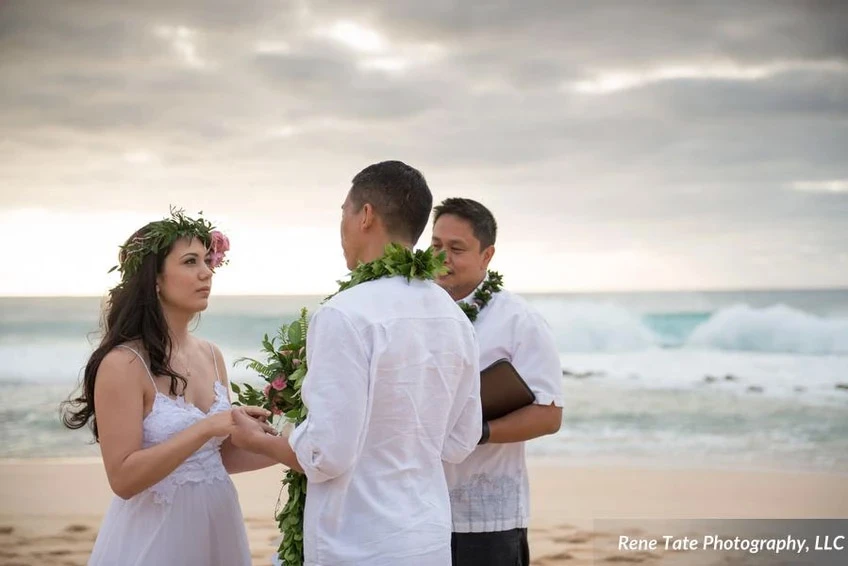 Stormy Wedding in Hawaii